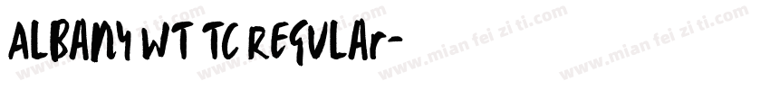 Albany WT TC Regular字体转换